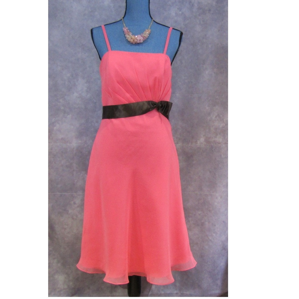 NEW DaVinci Bubblegum Chocolate Pink Brown Dress